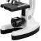 Dětský mikroskop 100-900x kufr, výbava, kovový, skleněná optika, LED světlo+hlavolam a flexi tužka 5