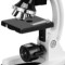 Dětský mikroskop 100-900x kufr, výbava, kovový, skleněná optika, LED světlo+hlavolam a flexi tužka 8
