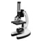 Dětský mikroskop 100-900x kufr, výbava, kovový, skleněná optika, LED světlo+hlavolam a flexi tužka 1